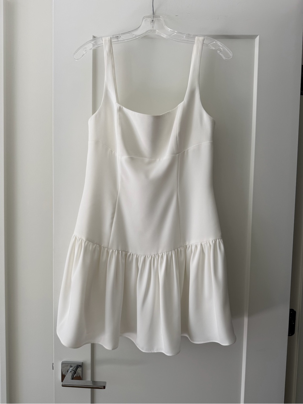 Amanda Uprichard white drop waist dress NWT